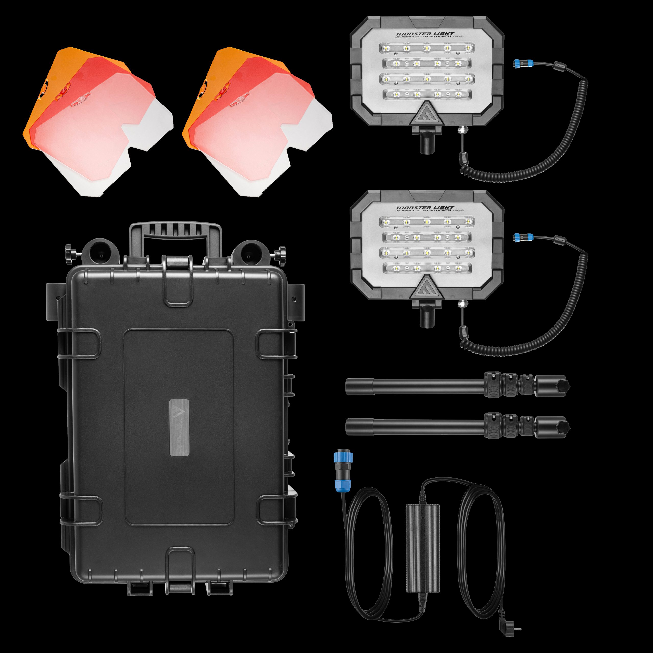 MONSTER LIGHT TWIN advanced area lighting system, 36000 lm - Image 3