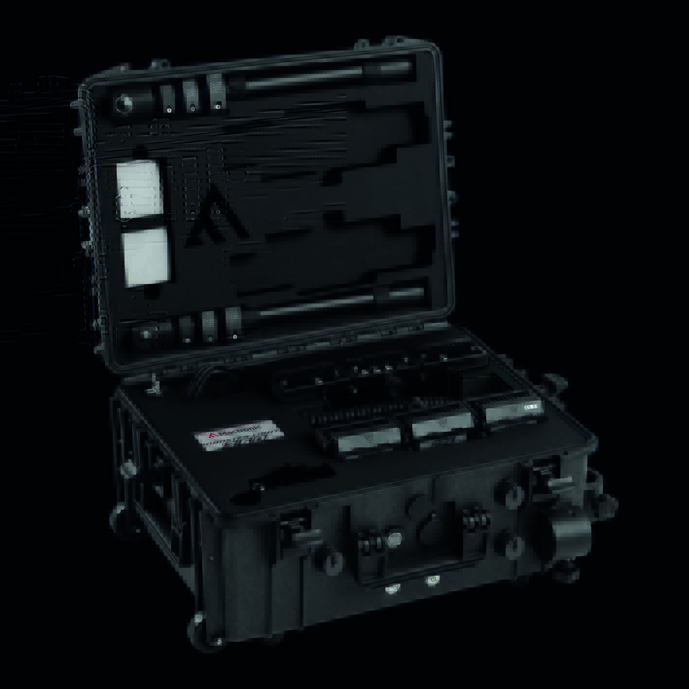 MONSTER LIGHT 360 TWIN portable high-power lighting system with two triple heads, 40 Ah, 48000 lm - Image 3