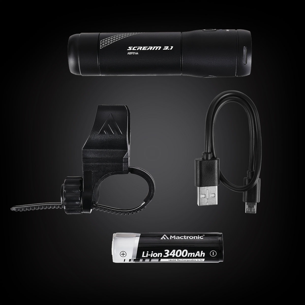 SCREAM 3.1 bike headlight, 1000 lm - Image 3