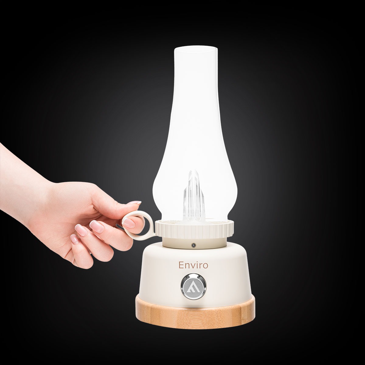 Stilvolle dekorative Lampe mit Flammeneffekt - ENVIRO - Image 3