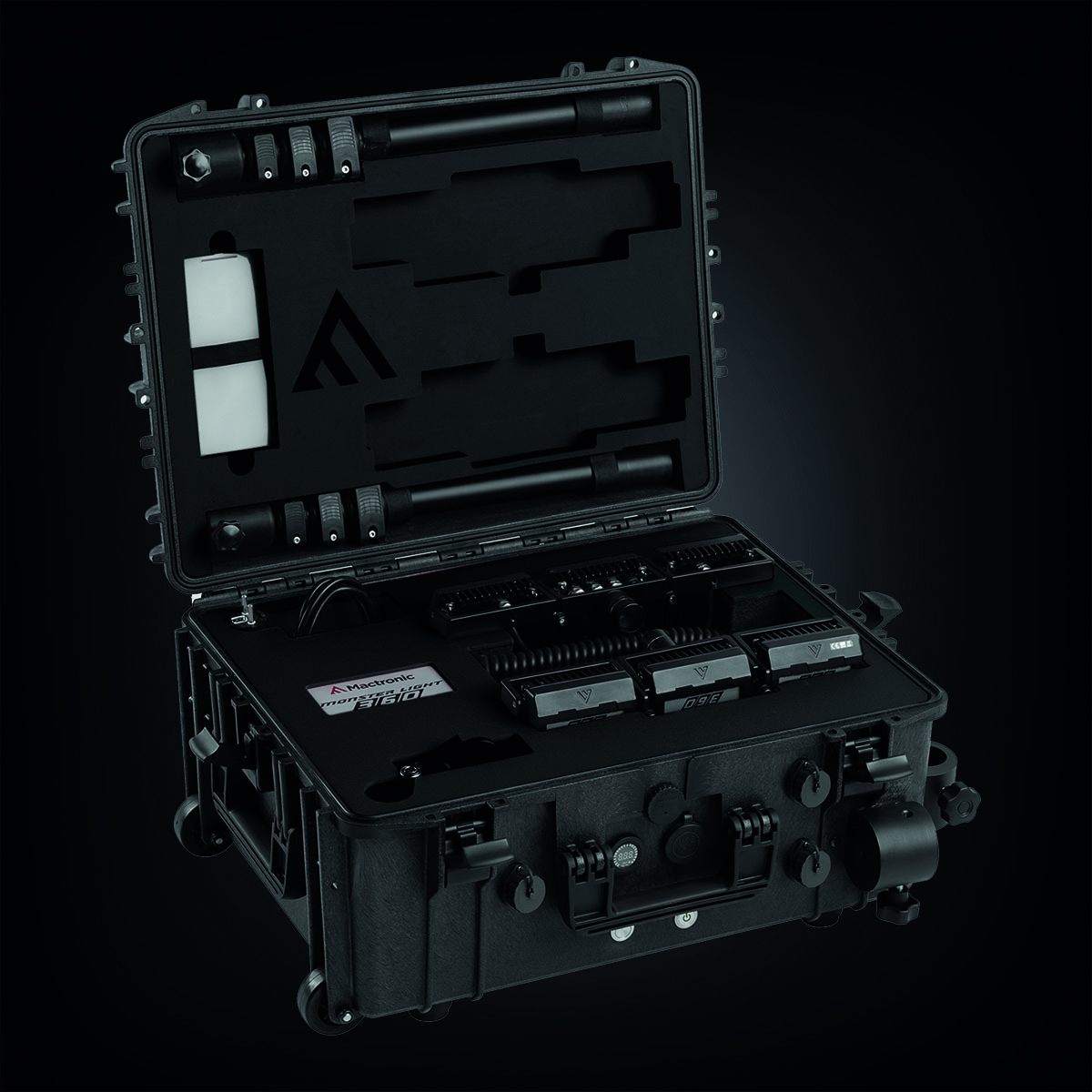 MONSTER LIGHT 360 SINGLE portable high-power lighting system with one triple head, 24000 lm - Image 3