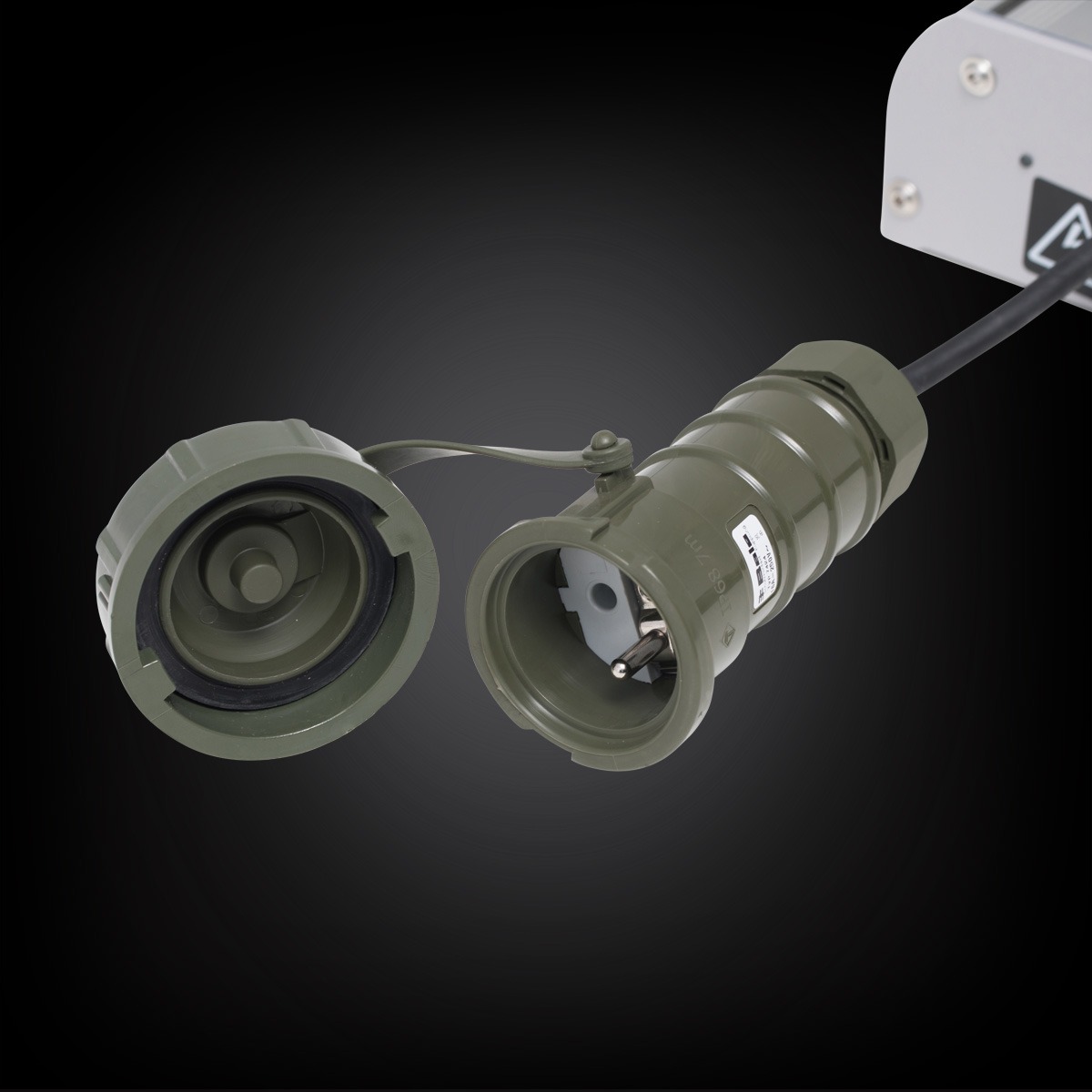 Tent lamp with Schuko connectors, 4500 lm, GALAXY 3.2 - Image 2