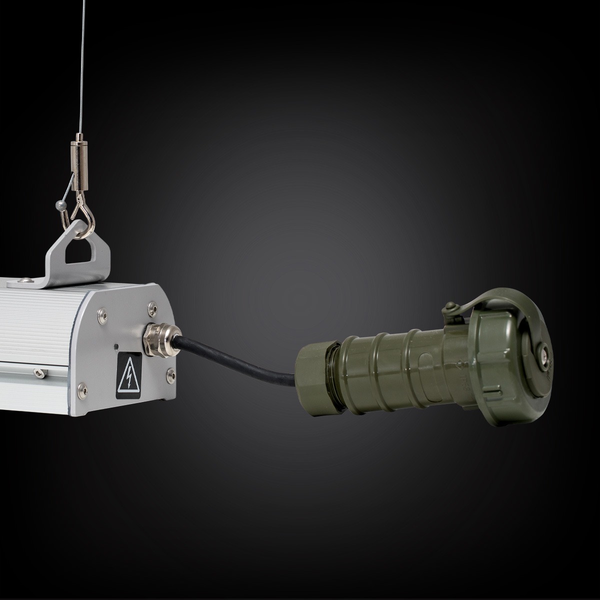 Tent lamp with Schuko connectors, 4500 lm, GALAXY 3.2 - Image 3