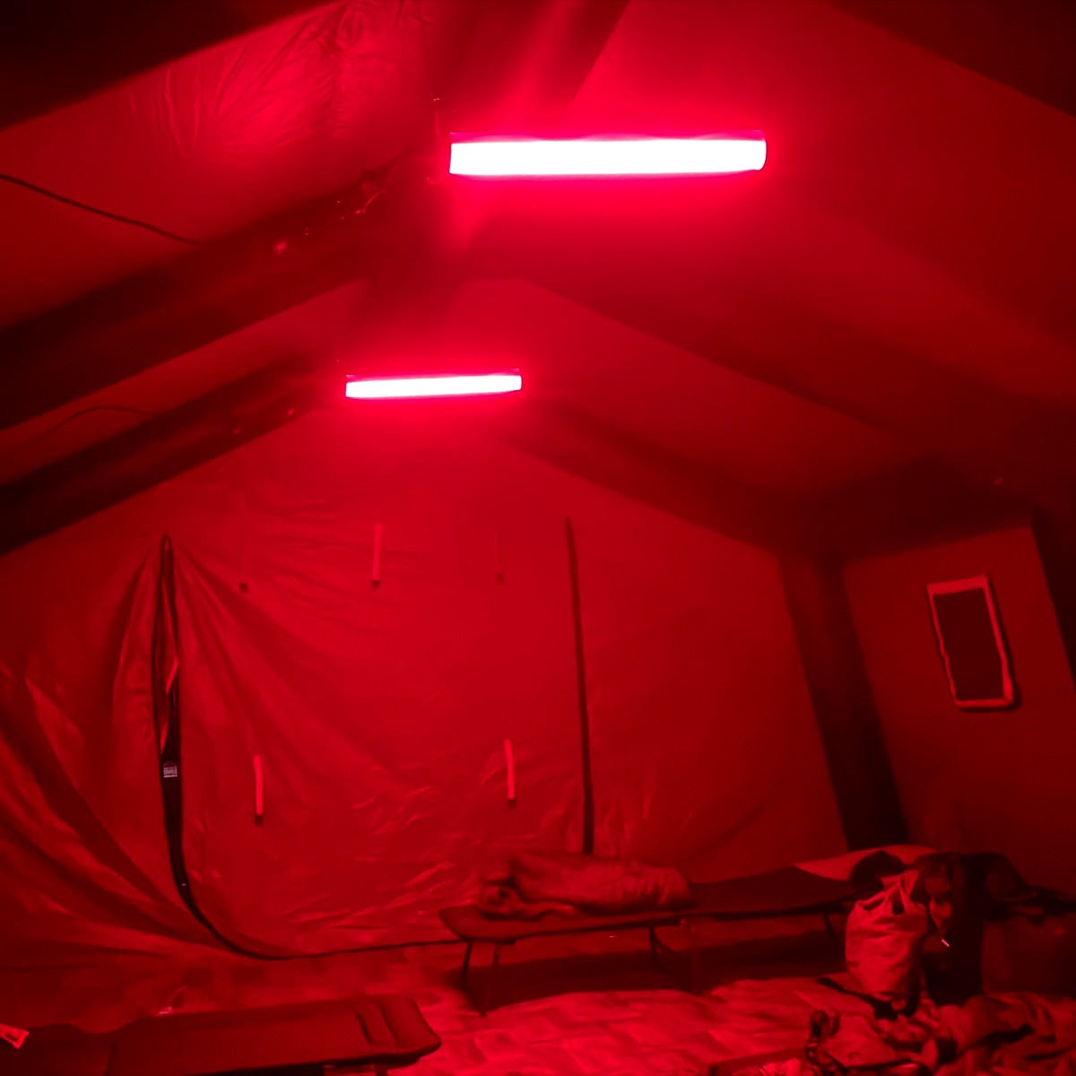 GALAXY OPL RED system oświetlenia namiotowego ze światłem czerwonym/białym, 2500 lm - Image 4