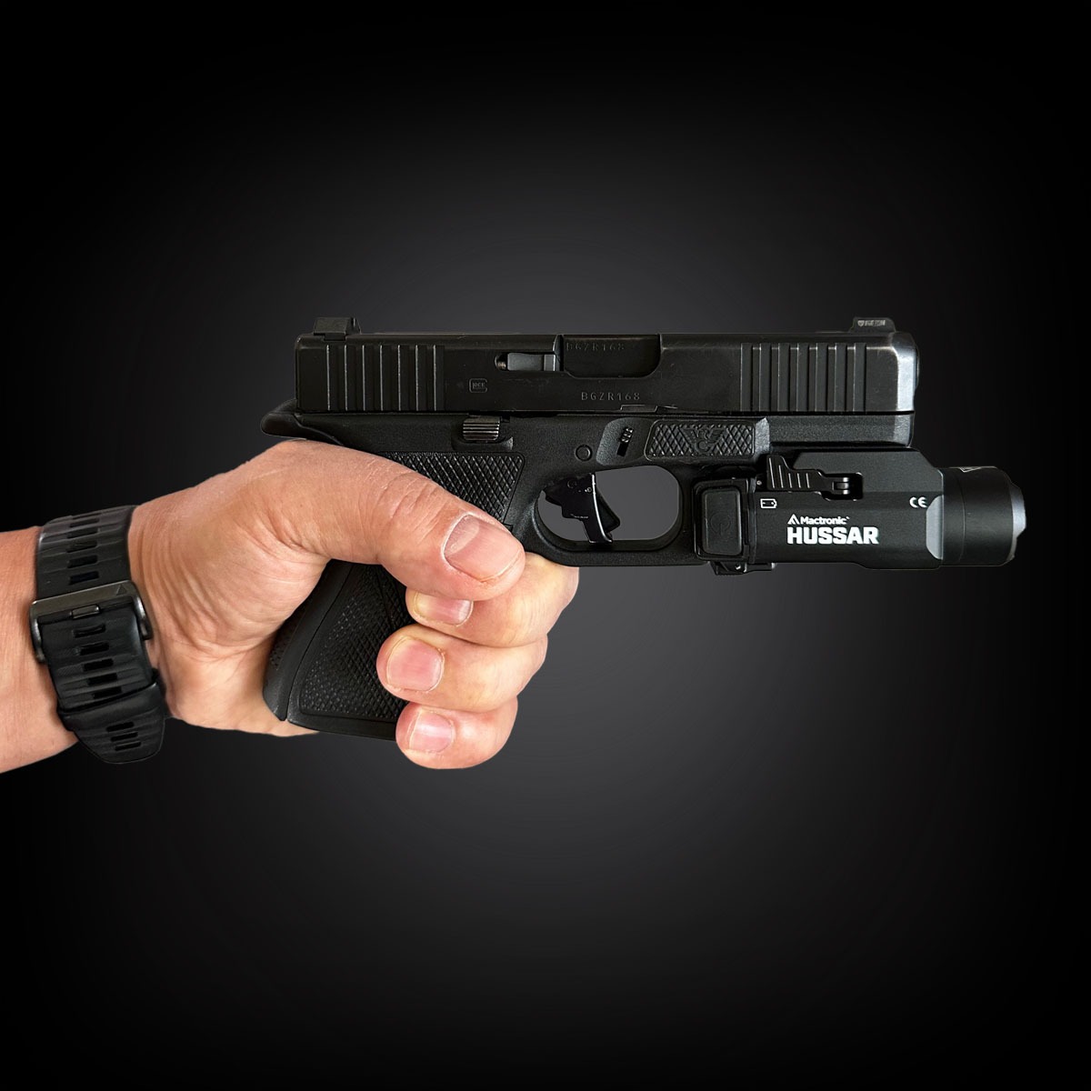 HUSSAR zaawansowana latarka do broni krótkiej, 1000 lm - Image 8