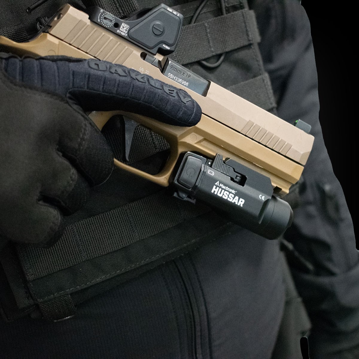 HUSSAR zaawansowana latarka do broni krótkiej, 1000 lm - Image 10