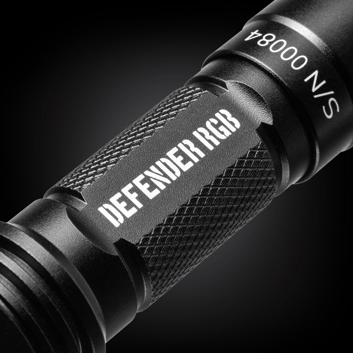 DEFENDER RGB, Battery operated tactical flashlight, 400lm - Image 4